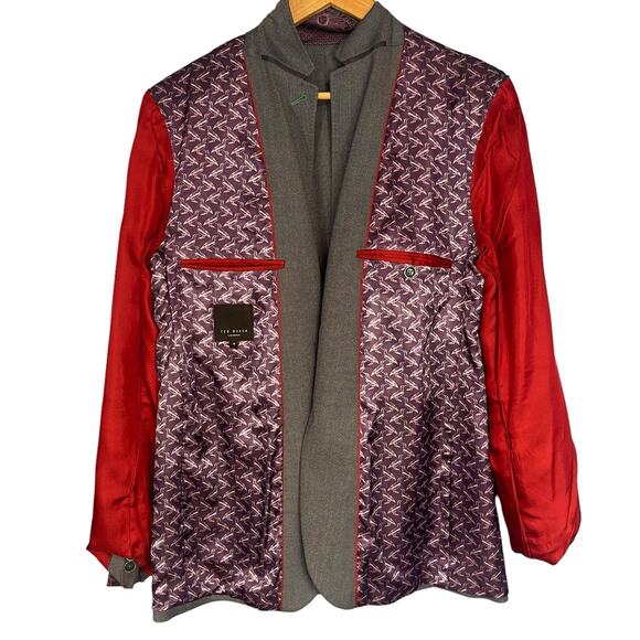 Ted Baker London Men's Sport Coat Blue Ted Size 4 US Size 40 - Picture 3 of 11